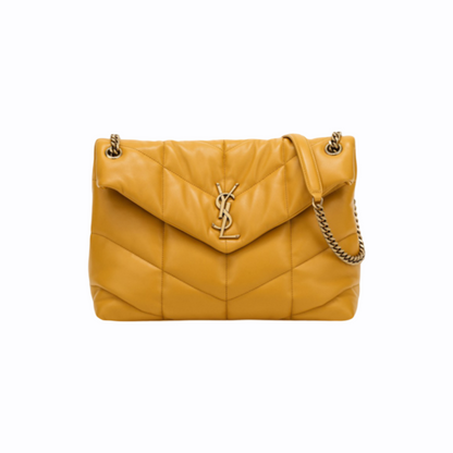 Loulou Medium Saint Laurent - Cuir jaune