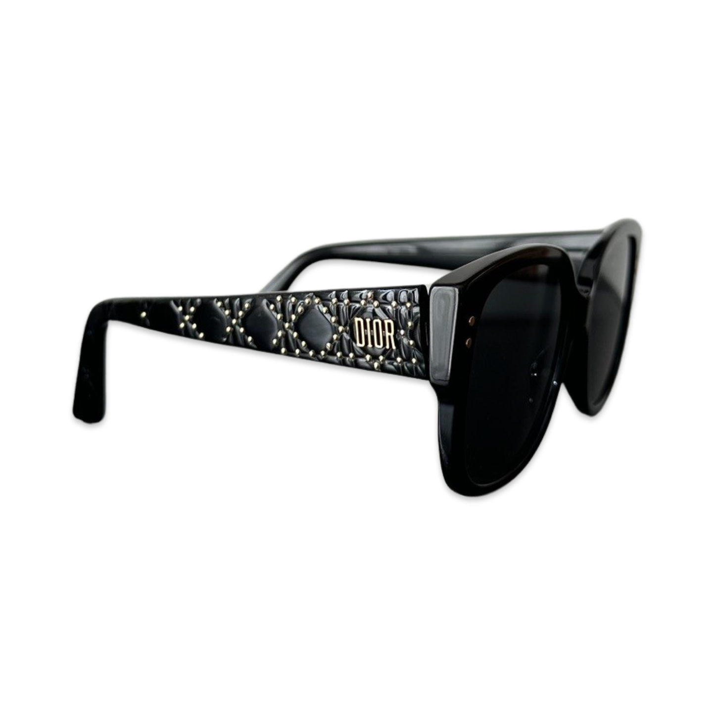 Lunettes de soleil Dior Lady Studs, Noir