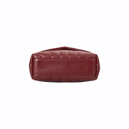 Loulou Toy Saint Laurent - Cuir rouge bordeau