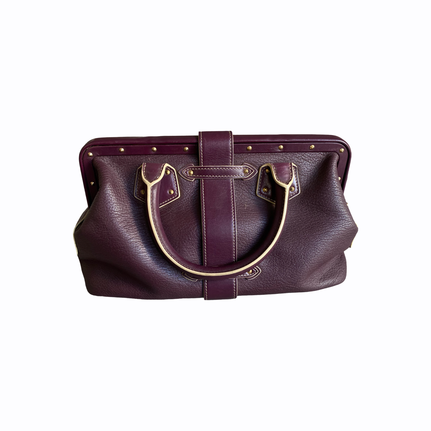 Louis Vuitton sac à main L'ingénieux - Cuir violet