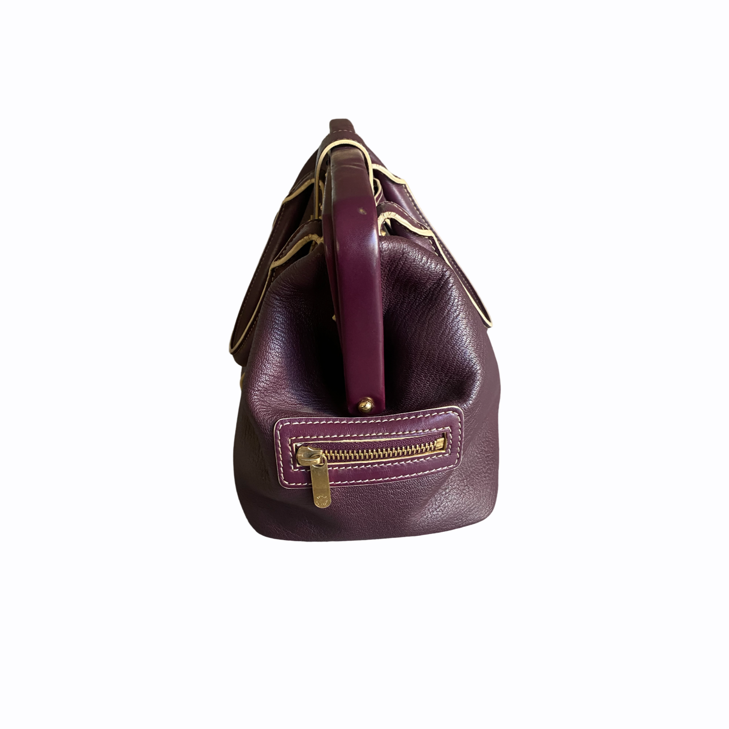 Louis Vuitton sac à main L'ingénieux - Cuir violet