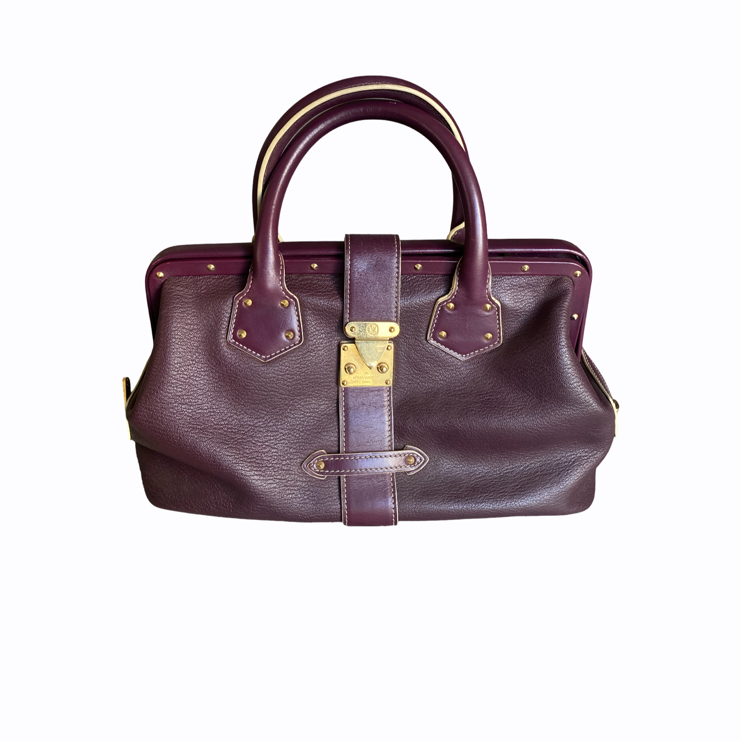 Louis Vuitton sac à main L'ingénieux - Cuir violet