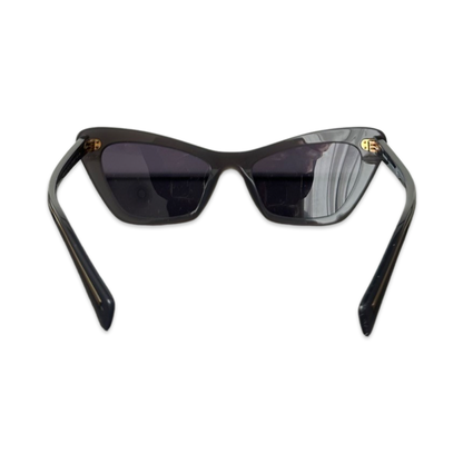 Lunettes de soleil MIU MIU, Violet & gris transparent