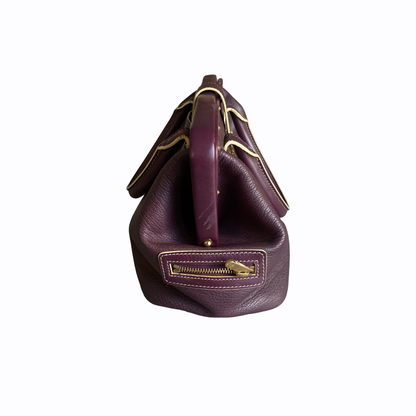 Louis Vuitton sac à main L'ingénieux - Cuir violet