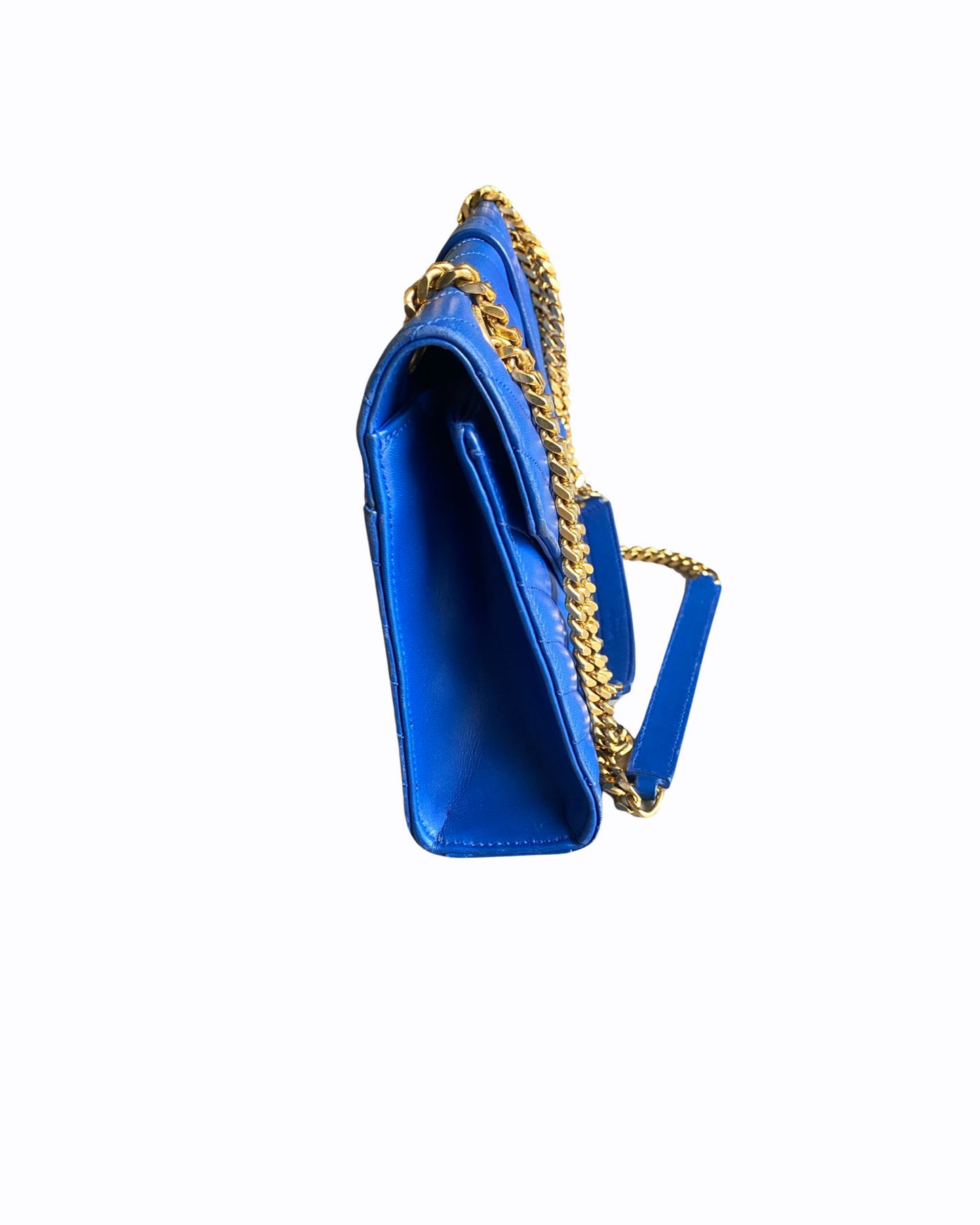 Enveloppe Saint Laurent medium- Cuir Bleu