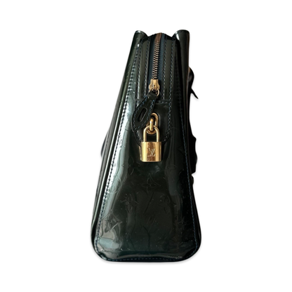 Sac Louis Vuitton Vernis Melrose Vert foncé