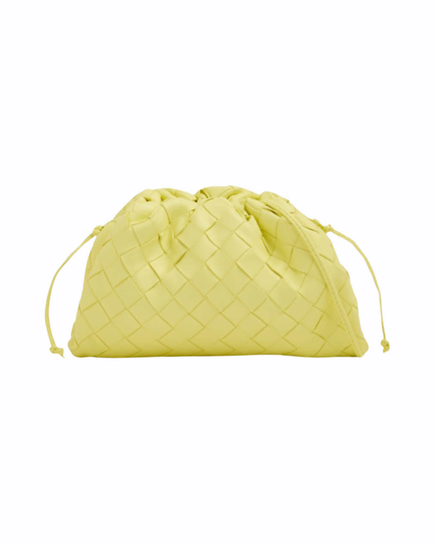 Mini Pouch Bottega Veneta - Cuir Jaune