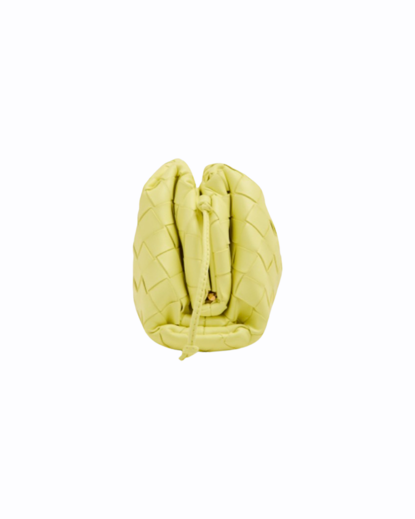 Mini Pouch Bottega Veneta - Cuir Jaune