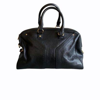 Sac à main Saint Laurent Muse- Cuir grainé Noir