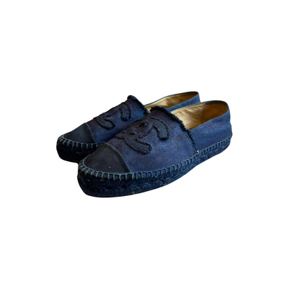 Espadrilles Chanel 39 - Denim Bleu