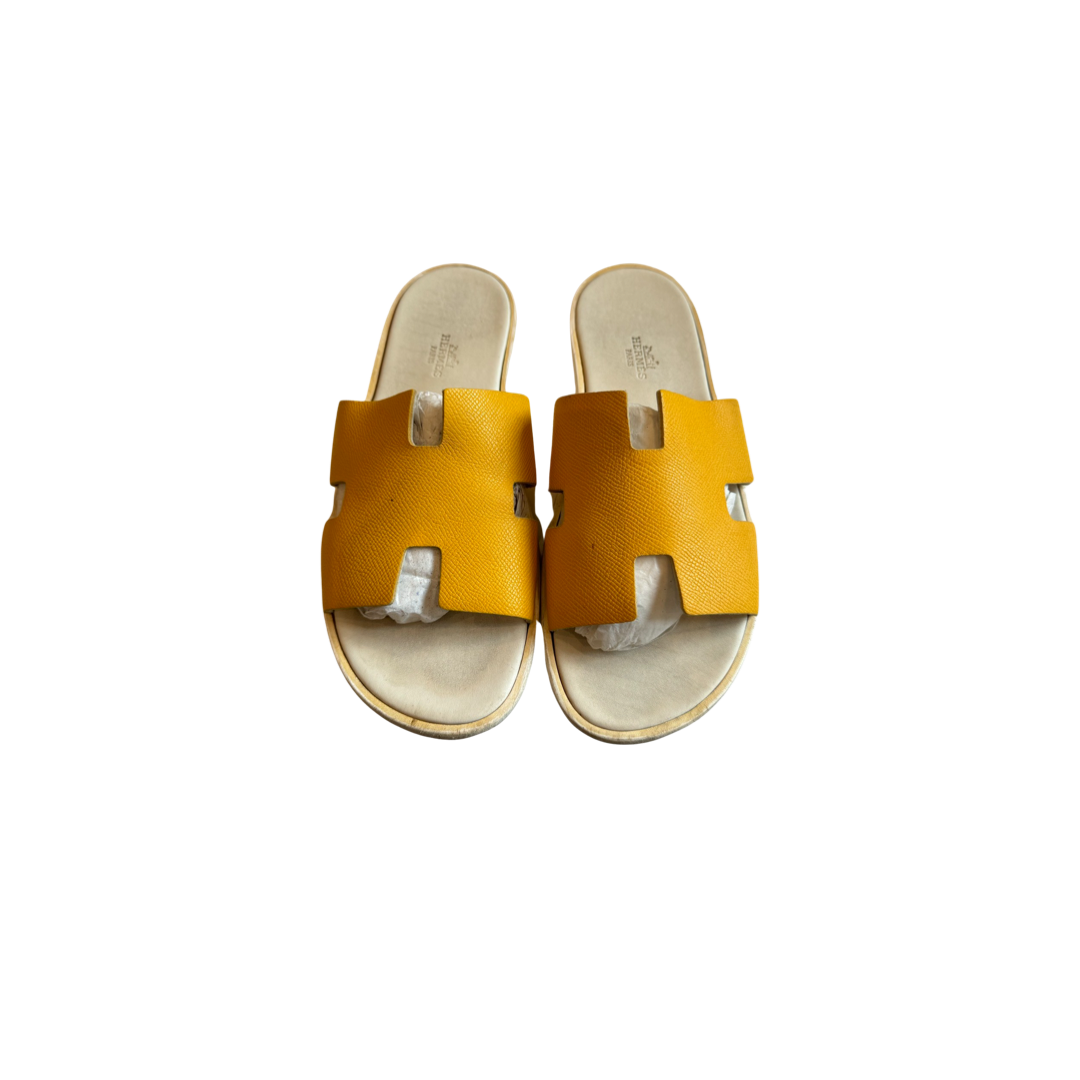 Sandales Hermès Izmir 40 - Cuir Jaune