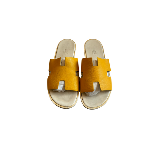 Sandales Hermès Izmir 40 - Cuir Jaune