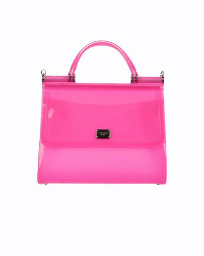 Sicily sac à main Dolce Gabbana - Plastique Rose