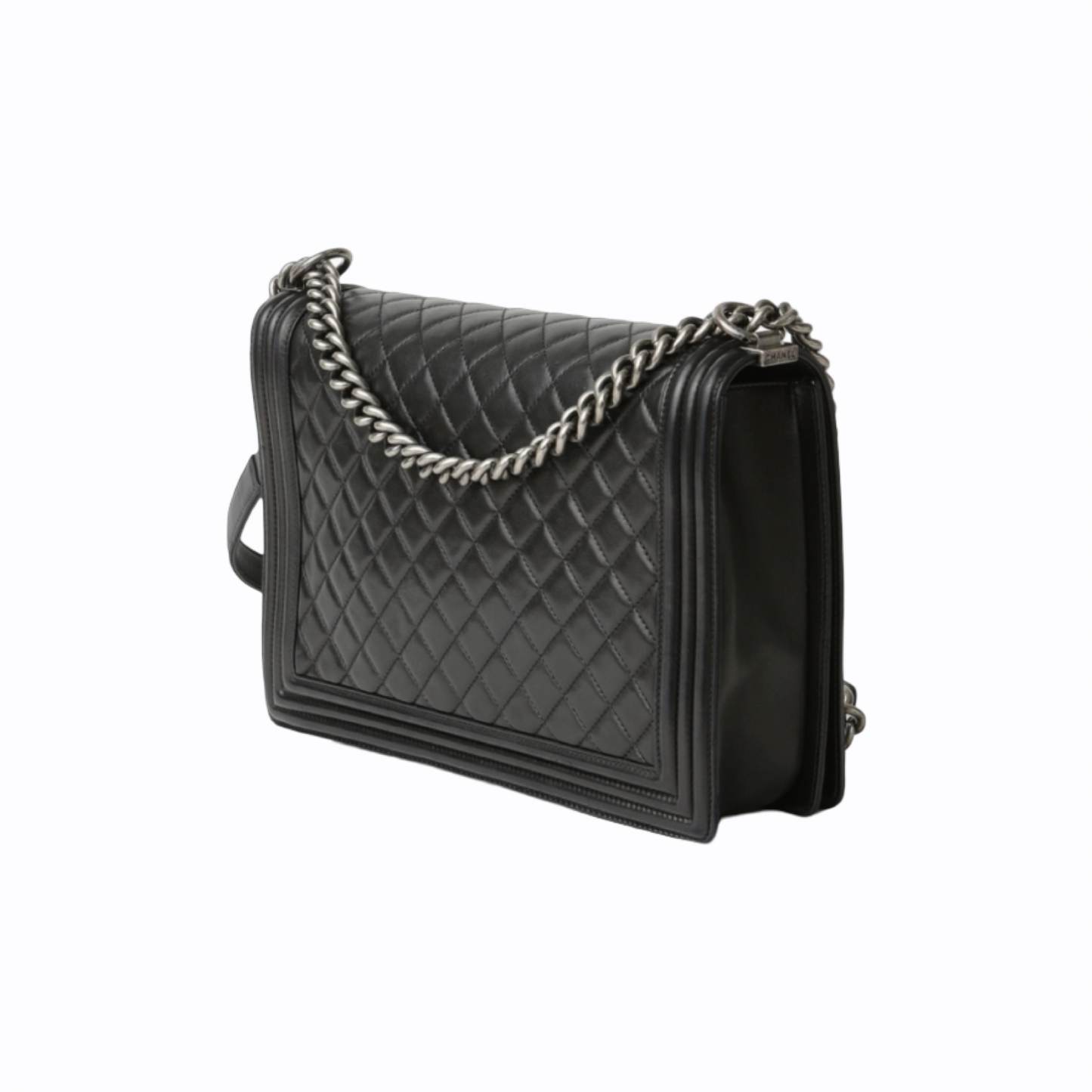 Chanel Boy - Cuir noir