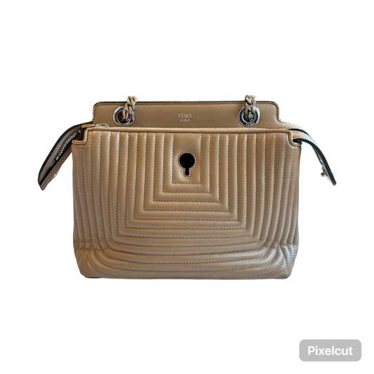 Sac Fendi DotCom - Cuir Beige