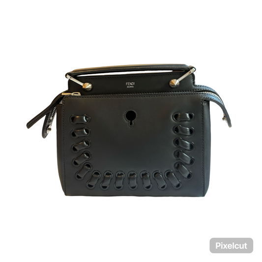 Sac Fendi DotCom - Cuir noir