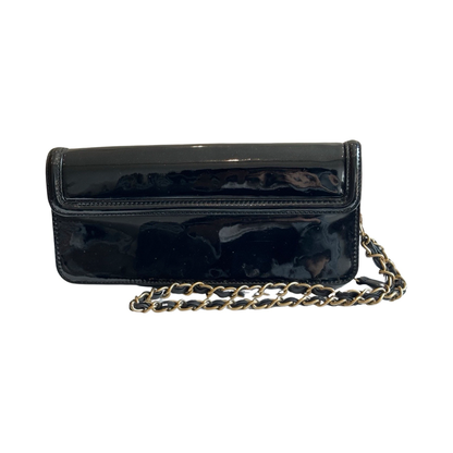 Pochette Chanel 2.55 Long - Cuir vernis noir