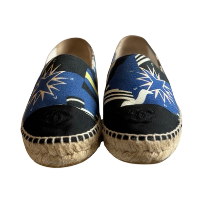 Espadrilles Chanel 36 - Tissus Bleu