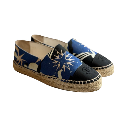 Espadrilles Chanel 36 - Tissus Bleu