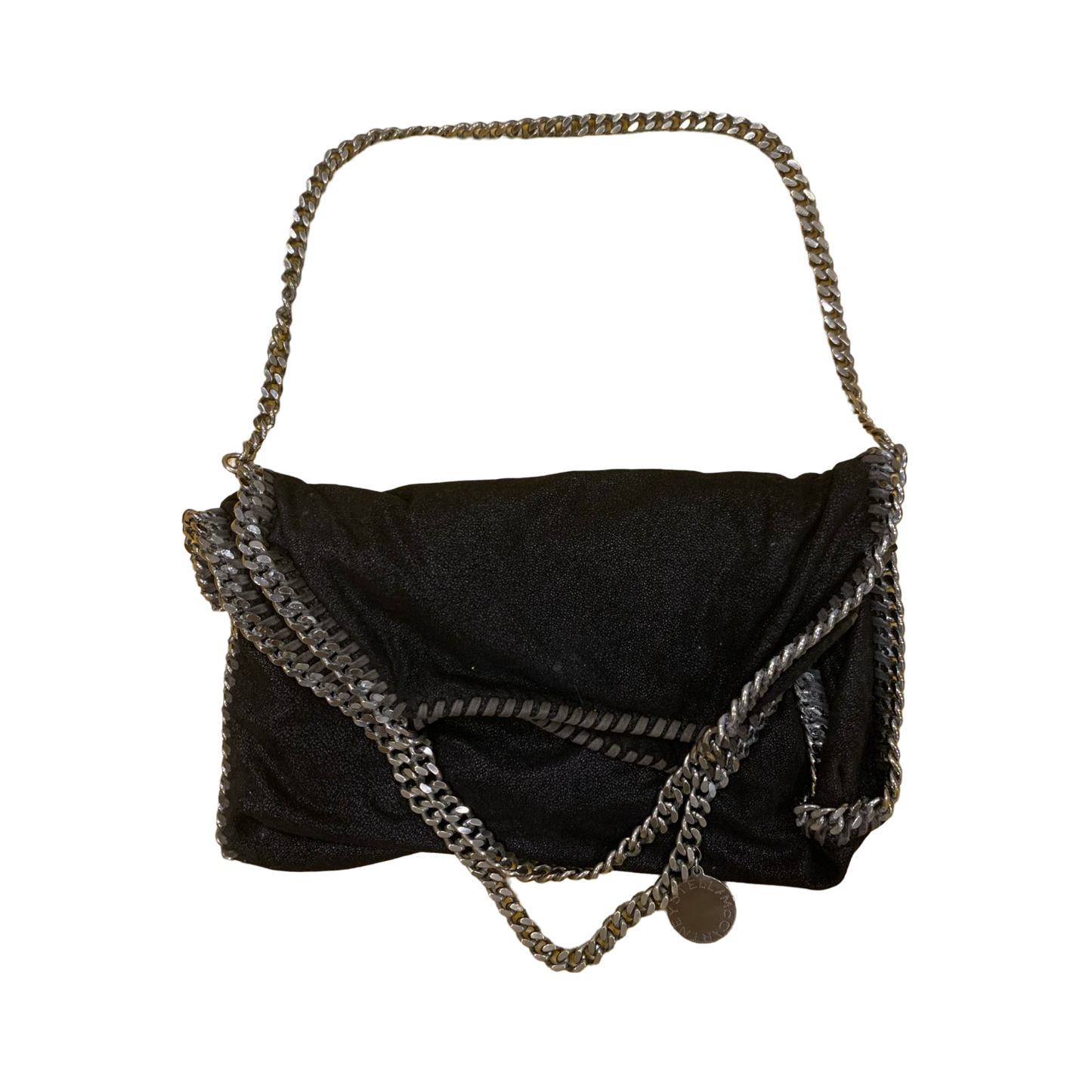 Sac porté épaule Stella Mccartney Falabella Mini Cabas - Cuir végétal Noir