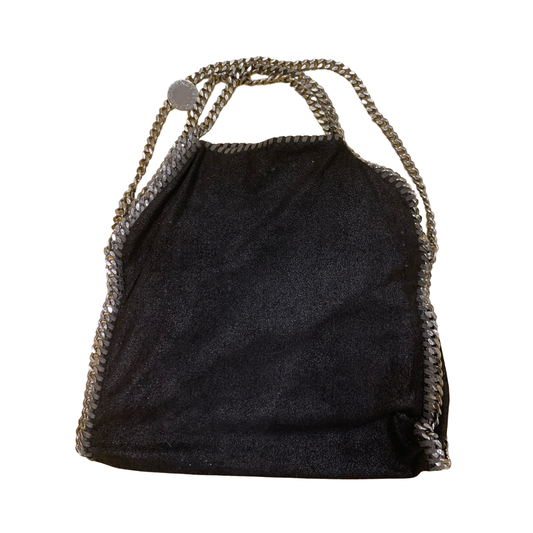 Sac porté épaule Stella Mccartney Falabella Mini Cabas - Cuir végétal Noir