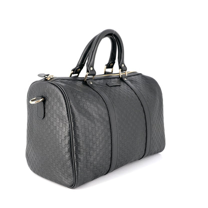 Sac à main Gucci Boston - Cuir Gris