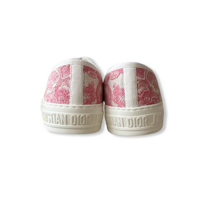 Baskets Walk'n'Dior 37, Toile Blanc et Rose - DIOR - Rebirth Maroc