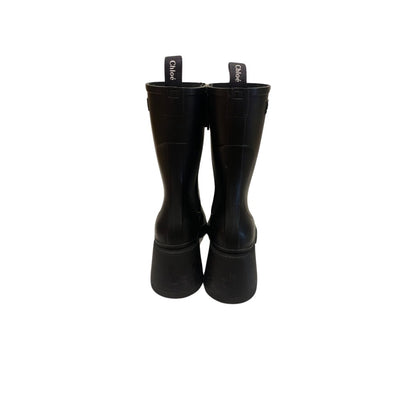 Bottines Betty Chloe 40 - Caoutchouc Noir - CHLOÉ - Rebirth Maroc