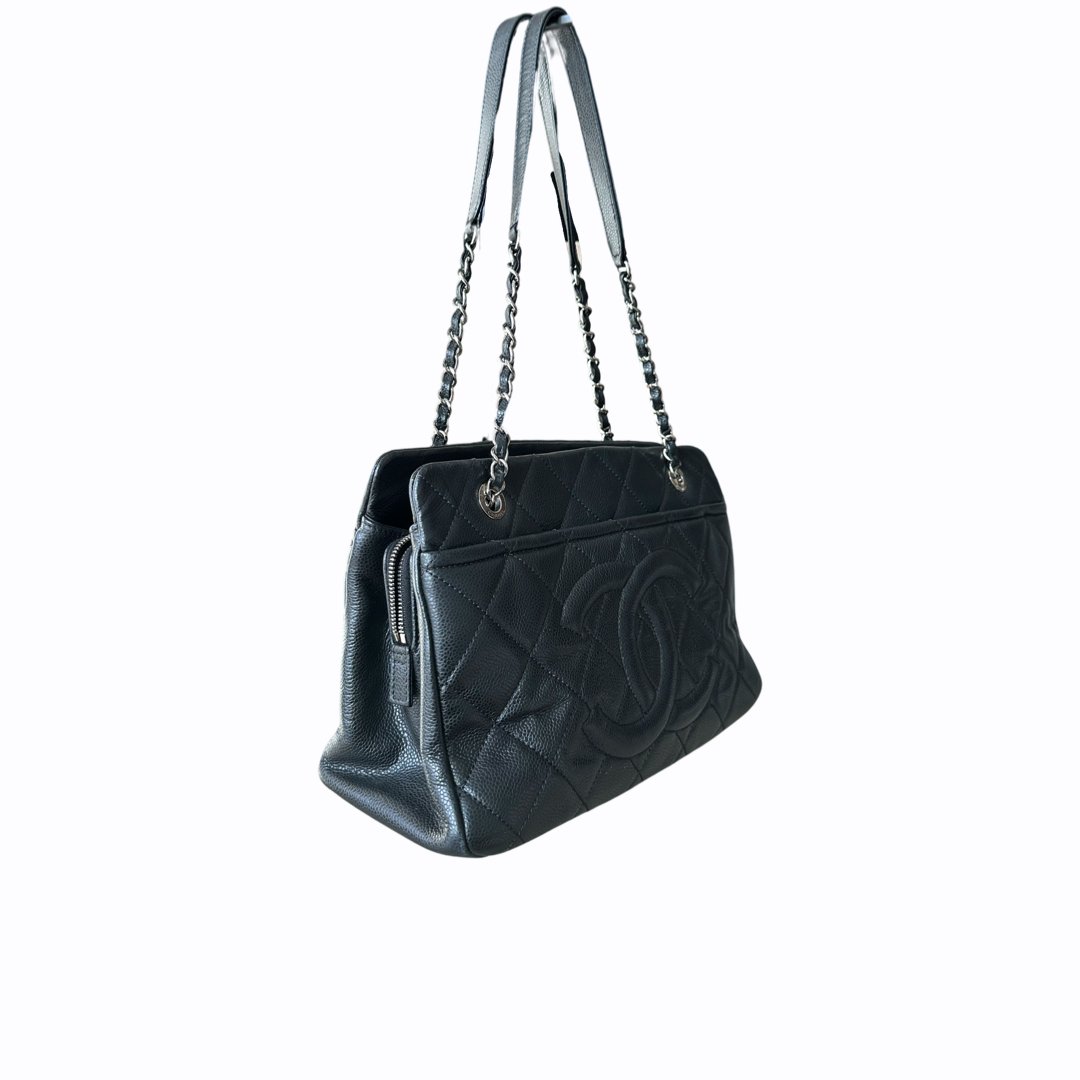 Classique Chanel Shopping bag - Cuir noir - CHANEL - Rebirth Maroc