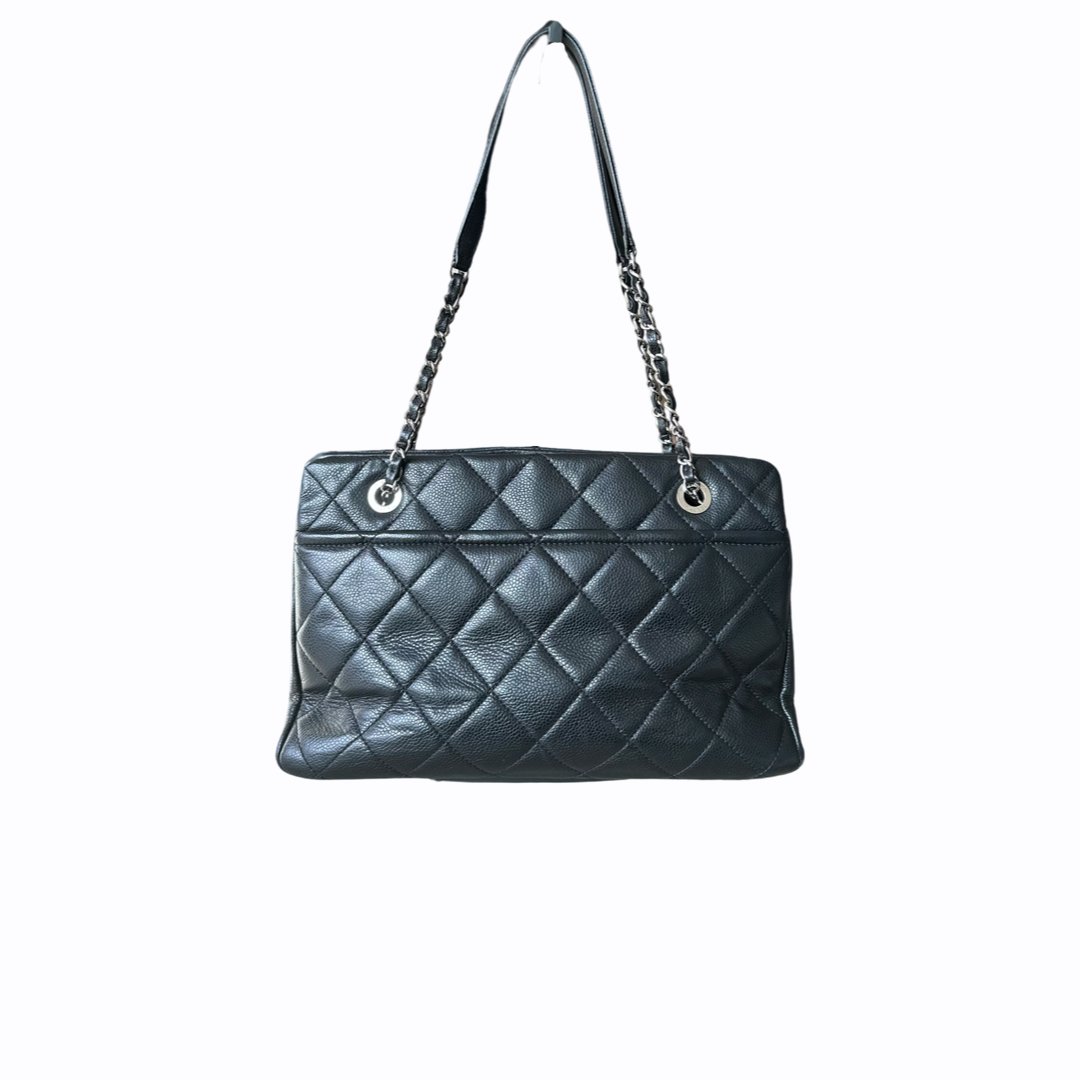 Classique Chanel Shopping bag - Cuir noir - CHANEL - Rebirth Maroc