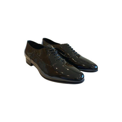 Derbies Richelieu Saint Laurent 38,5 - Cuir vernis Noir - SAINT LAURENT - Rebirth Maroc