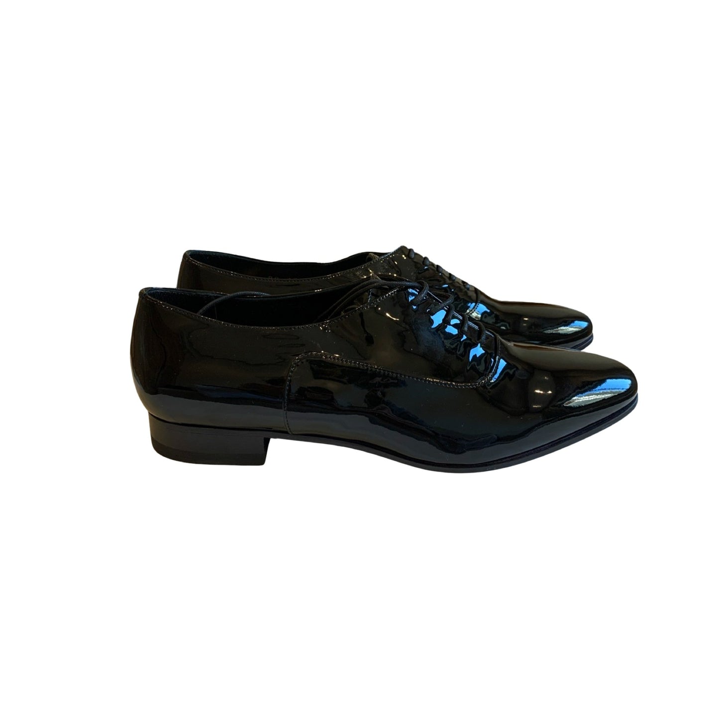 Derbies Richelieu Saint Laurent 38,5 - Cuir vernis Noir - SAINT LAURENT - Rebirth Maroc