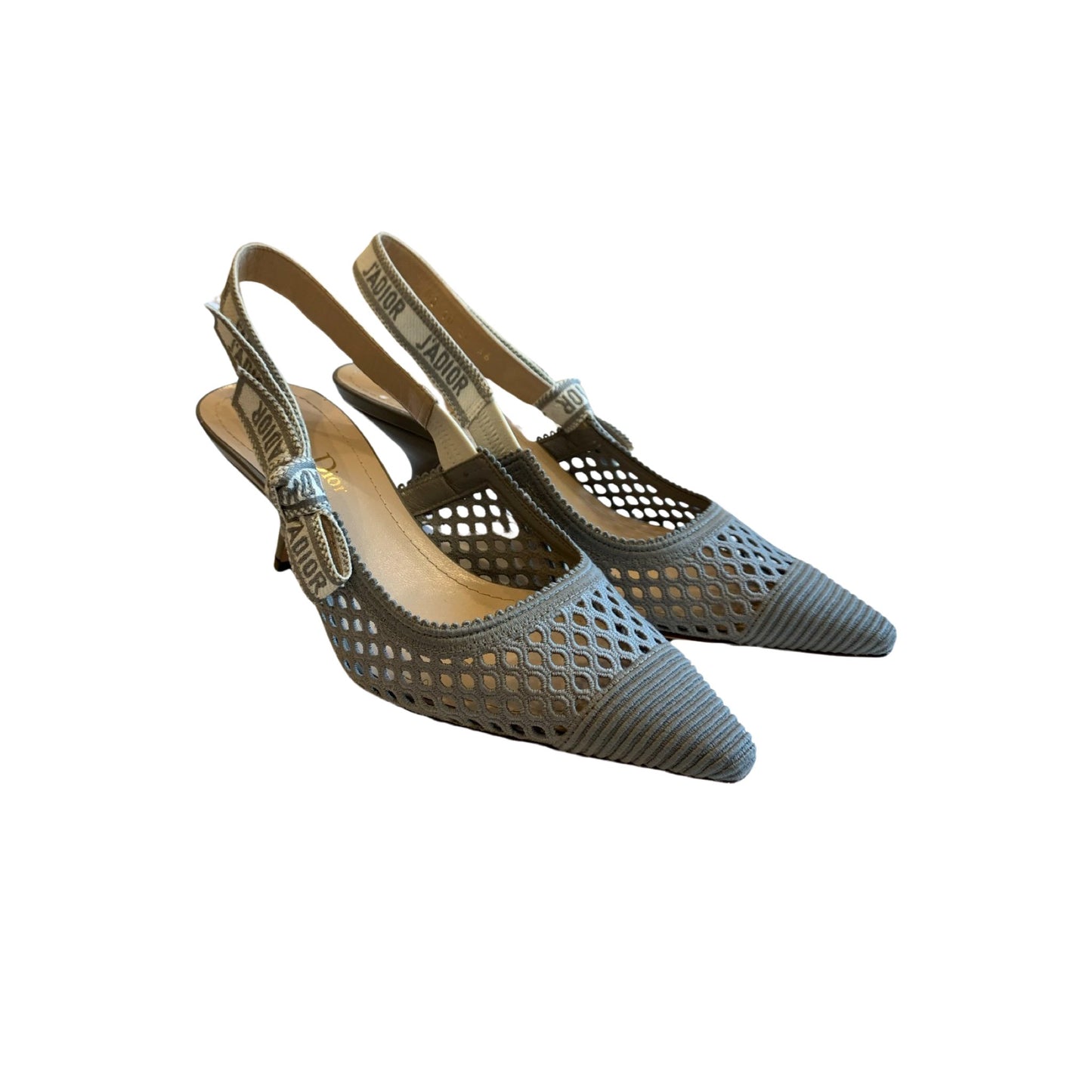 Escarpins Dior Slingback 36 - Tissu Gris - DIOR - Rebirth Maroc