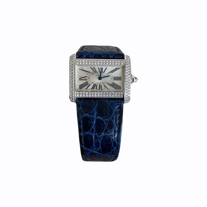 Montre Cartier Tank Divan - Or blanc - Cartier - Rebirth Maroc