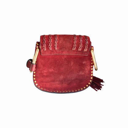 Sac à bandoulière Chloé Hudson - Cuir Rouge bordeaux - CHLOÉ - Rebirth Maroc