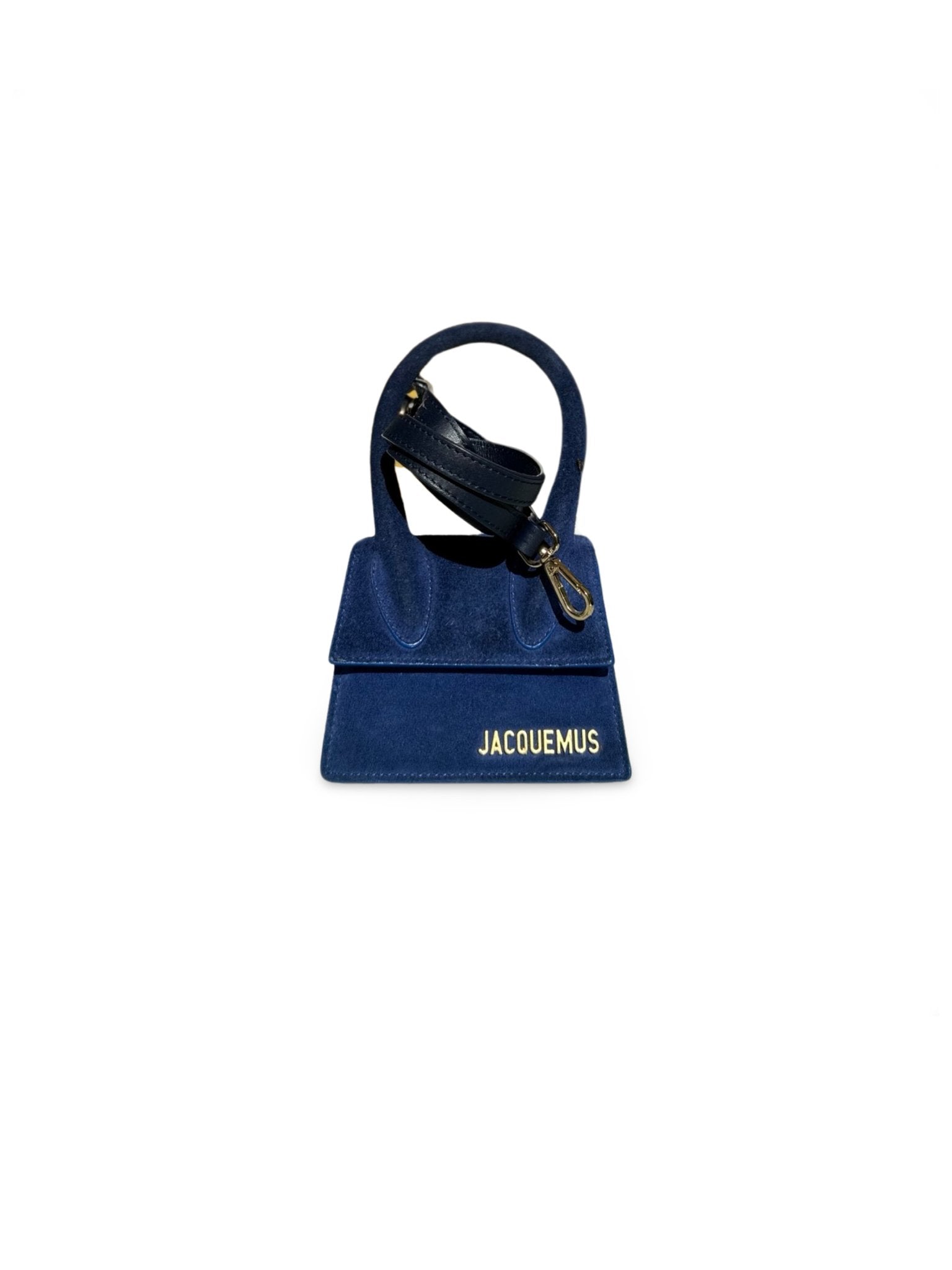 Sac à bandoulière Jacquemus Chiquito Mini - Suède Bleu - JACQUEMUS - Rebirth Maroc