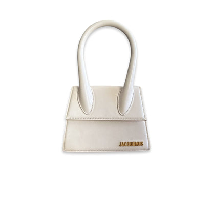 Sac à bandoulière Jacquemus Chiquito Moyen - Cuir Blanc - JACQUEMUS - Rebirth Maroc