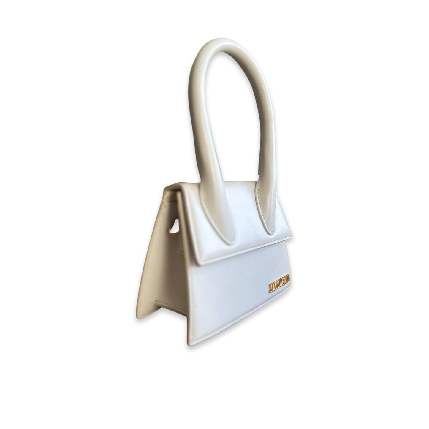 Sac à bandoulière Jacquemus Chiquito Moyen - Cuir Blanc - JACQUEMUS - Rebirth Maroc