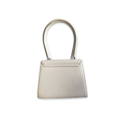 Sac à bandoulière Jacquemus Chiquito Moyen - Cuir Blanc - JACQUEMUS - Rebirth Maroc