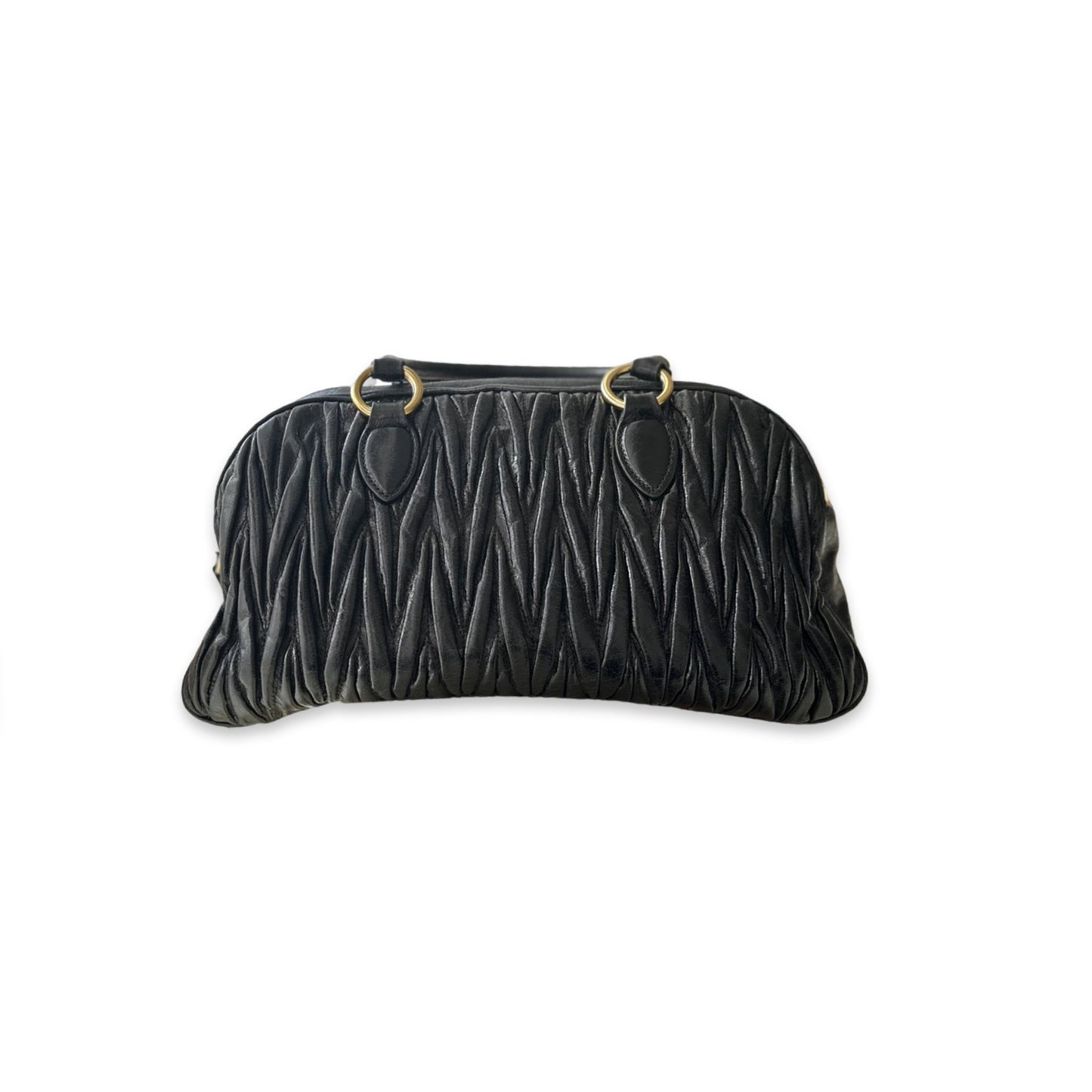 Sac bandouillere Miu Miu - Cuir Noir - MIU MIU - Rebirth Maroc