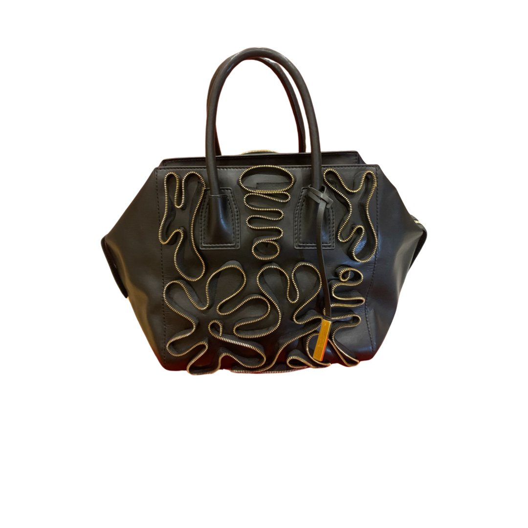 Sac cabas Cavendish Stella Mccartney - Cuir Noir - STELLA MCCARTNEY - Rebirth Maroc