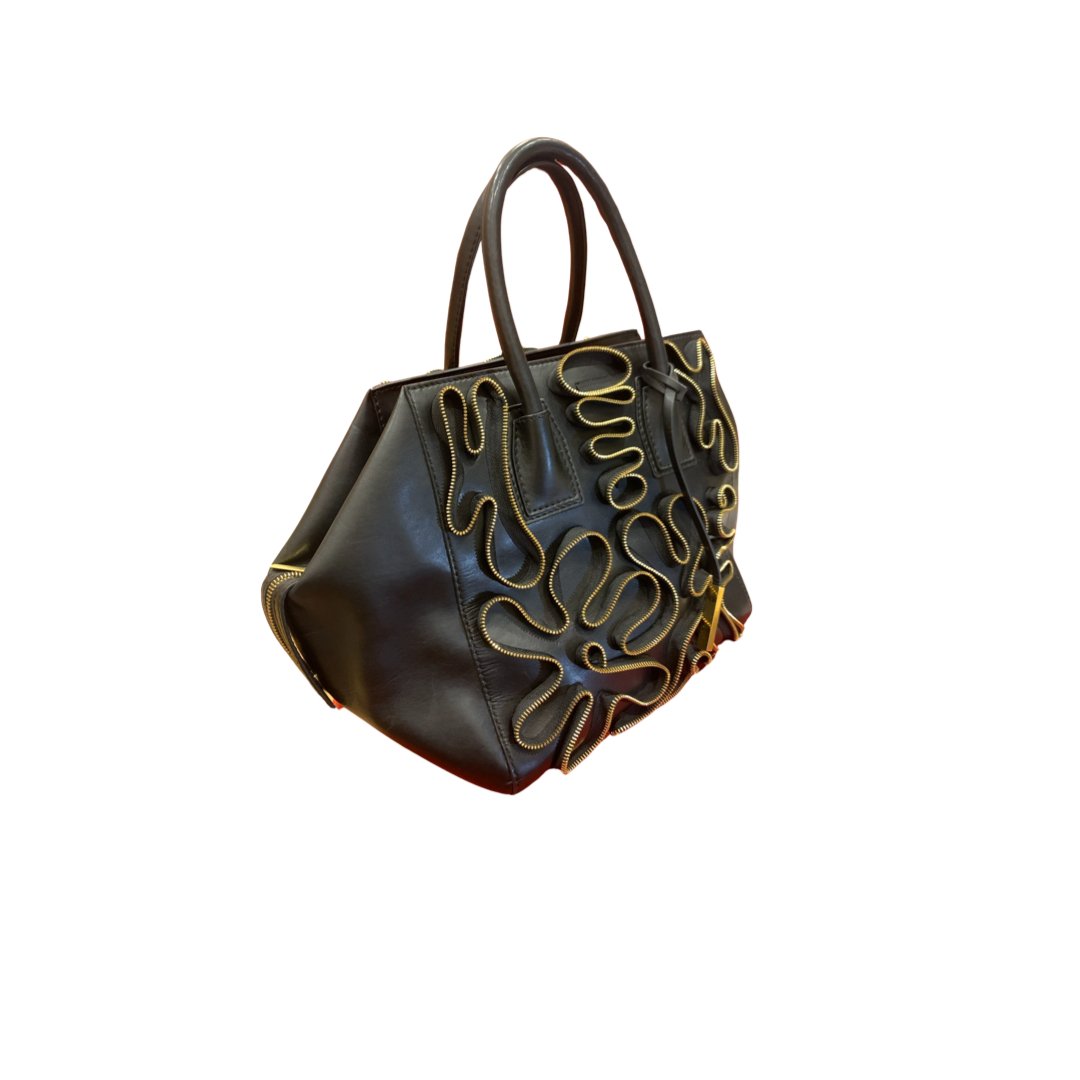 Sac cabas Cavendish Stella Mccartney - Cuir Noir - STELLA MCCARTNEY - Rebirth Maroc