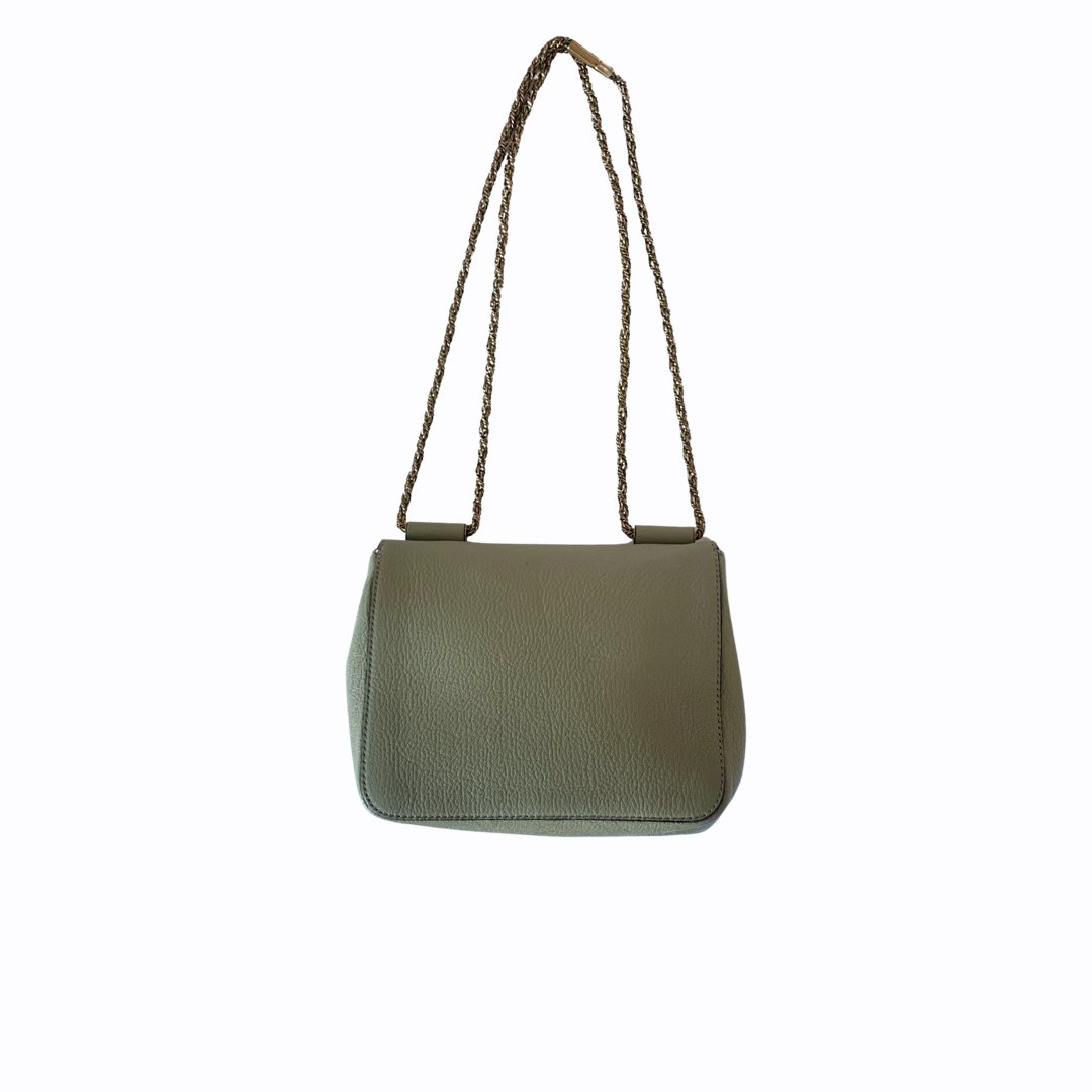 Sac Chloé à bandoulière Elsie - Cuir Vert Amande - CHLOÉ - Rebirth Maroc