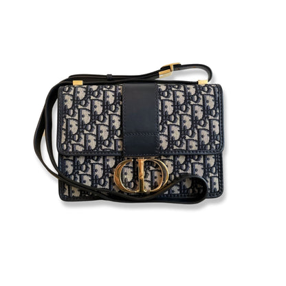 Sac Dior 30 Montaigne Moyen - Cuir et toile Dior - DIOR - Rebirth Maroc