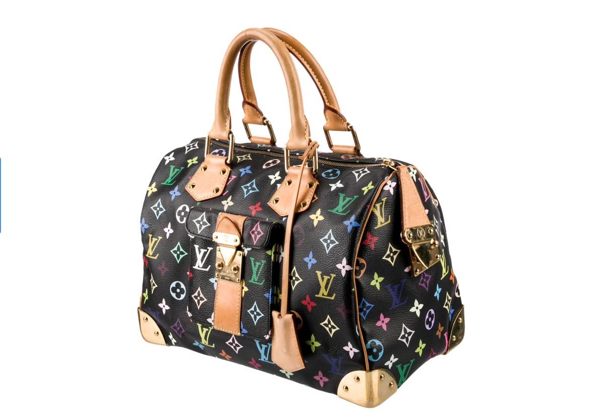 Sac Louis Vuitton multicolore Speedy30 - Cuir monogrammé - LOUIS VUITTON - Rebirth Maroc