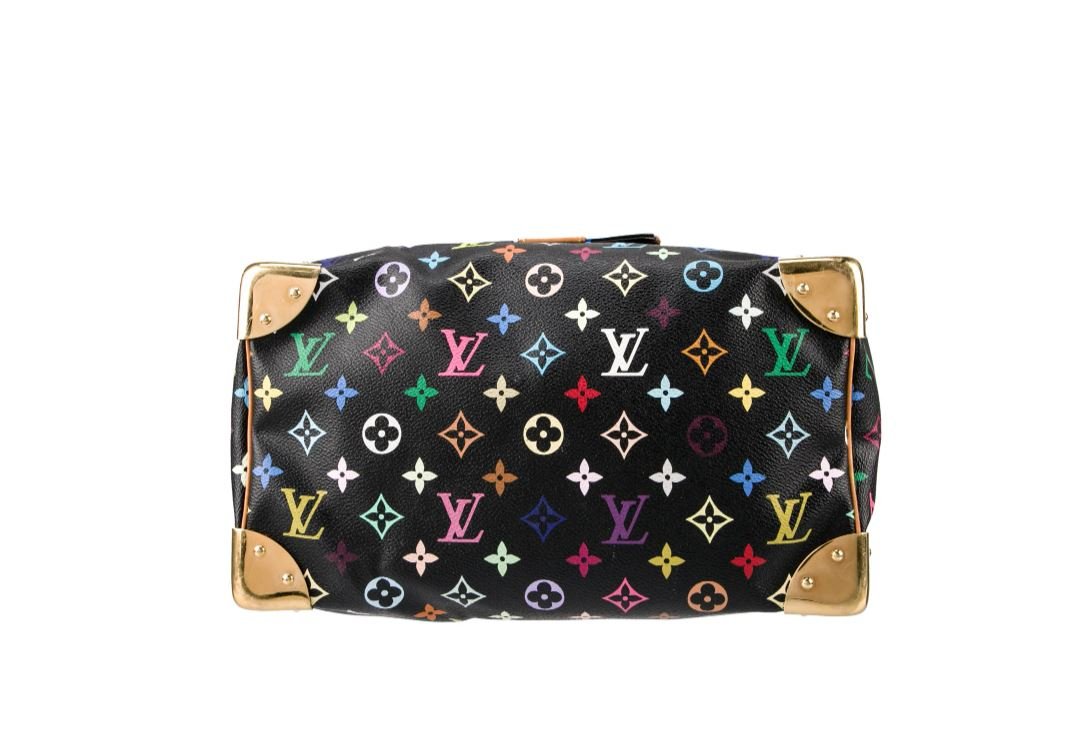 Sac Louis Vuitton multicolore Speedy30 - Cuir monogrammé - LOUIS VUITTON - Rebirth Maroc