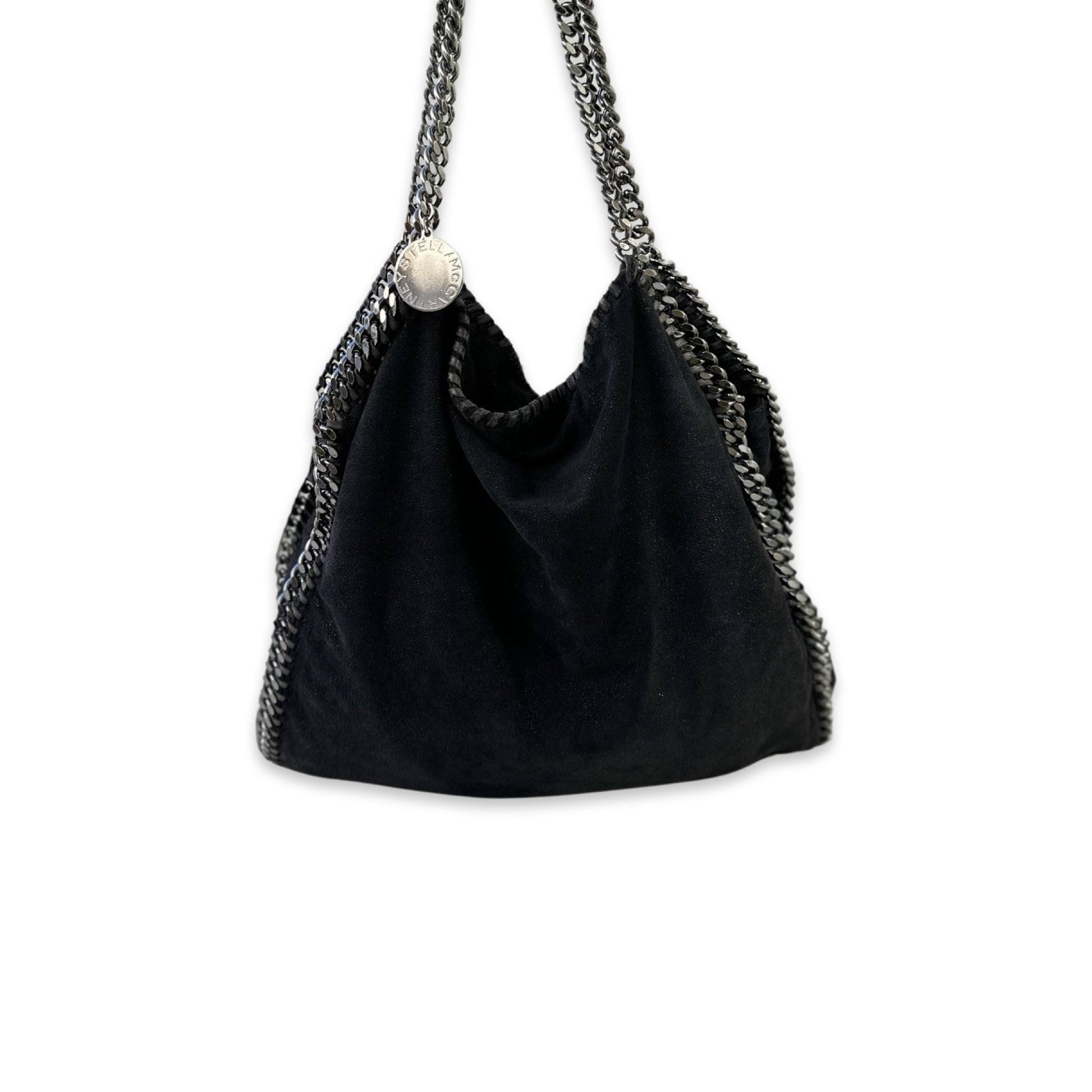 Sac porté épaule Stella Mccartney Falabella Mini Cabas - Cuir végétal Noir - STELLA MCCARTNEY - Rebirth Maroc