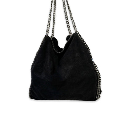 Sac porté épaule Stella Mccartney Falabella Mini Cabas - Cuir végétal Noir - STELLA MCCARTNEY - Rebirth Maroc