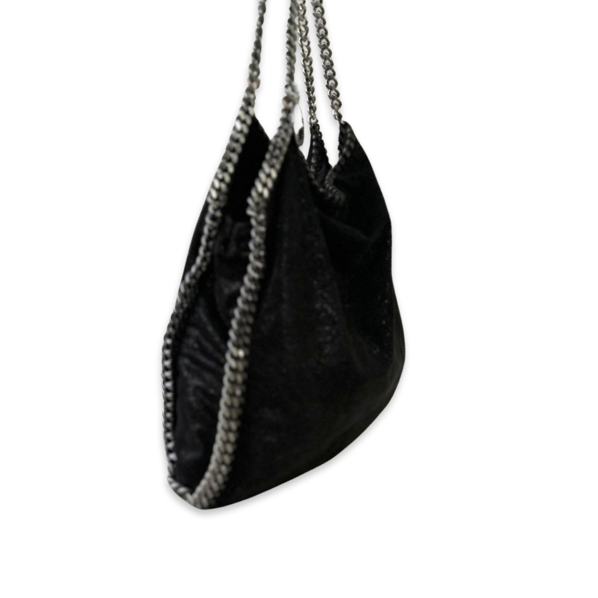 Sac porté épaule Stella Mccartney Falabella Mini Cabas - Cuir végétal Noir - STELLA MCCARTNEY - Rebirth Maroc