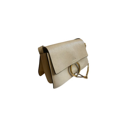 Sacs à bandoulière Chloé mini Faye - Cuir Beige - CHLOÉ - Rebirth Maroc